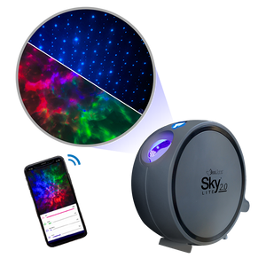 sky lite 2.0 multicolor, galaxy projector, app controlled light, star projector, galaxy light, gaming light
