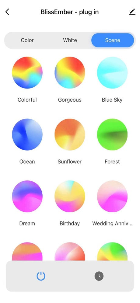 BlissEmber preset color modes
