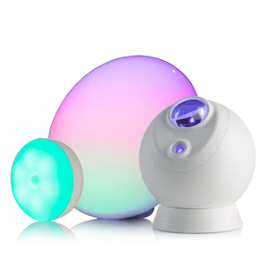 Bundle with Sky Lite Evolve galaxy light in blue BlissRadia ambient lamp and BlissEmber smart nightlight