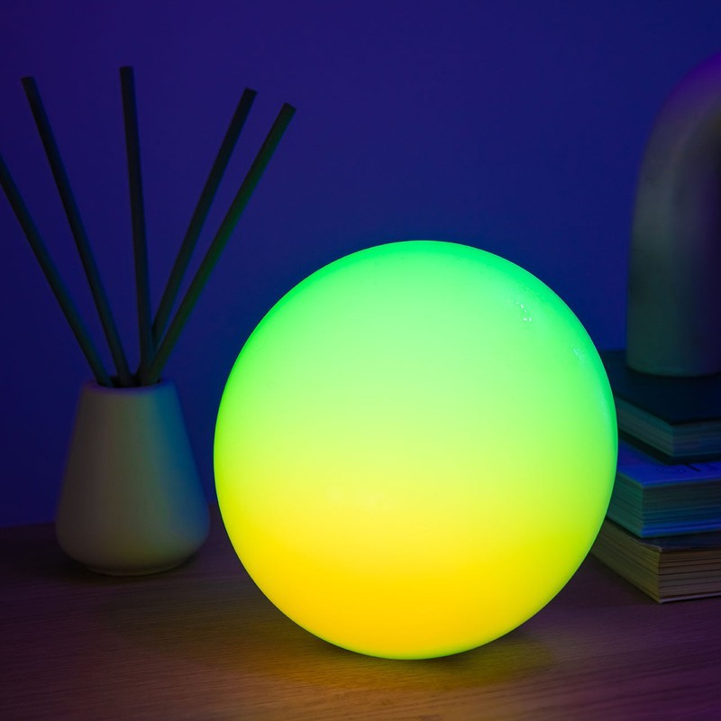 blissradia smart ambient mood light in forest green