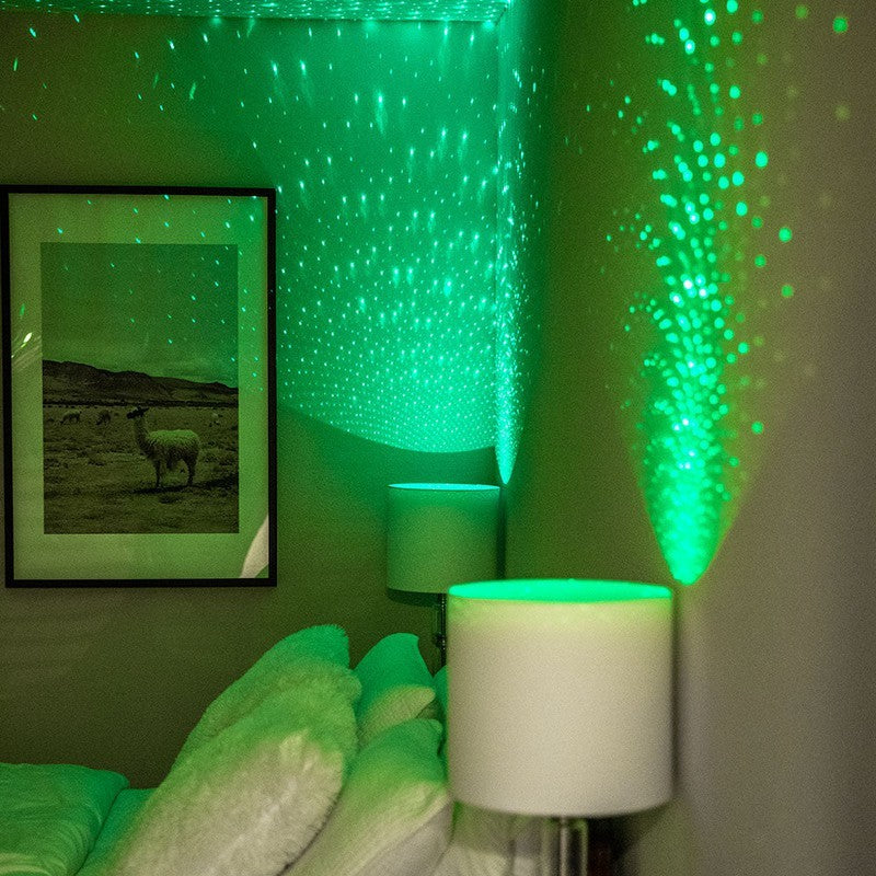 blissbulb laser lightbulb in green